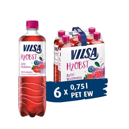 VILSA H2Obst Apfel-Waldbeere  6 x 0 75 l PET
