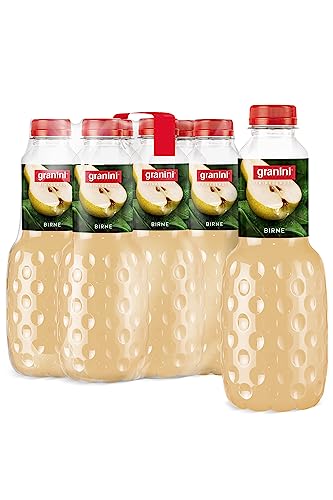 granini Trinkgenuss Birne (6 x 1l)  49% Frucht  Birnen Fruchtsaftgetränk  vegan  natürlich  mit Pfand